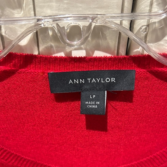 Ann Taylor Vibrant Red Cardigan Sweater - Picture 3 of 4